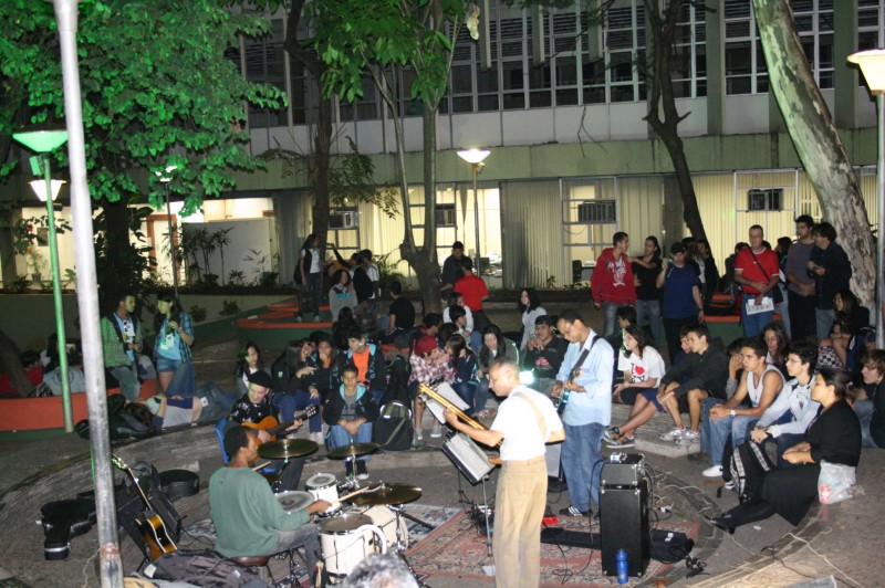 Apresentação da banda "Linha Verde", no Campus I